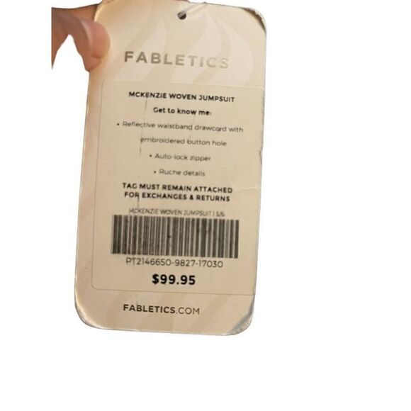 FABLETICS MCKENZIE WOVEN JUMPSUIT  - Picture 4 of 4